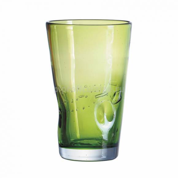 Стакан цветной зеленый 510мл стекло P.L. 81200124  PHY-094 Green /24/