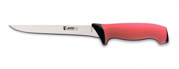 Нож кухонный филейный TR 18 см Jero красная рукоять 2207TRR