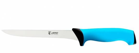 Нож кухонный филейный TR 18 см Jero синяя рукоять 2207TRB