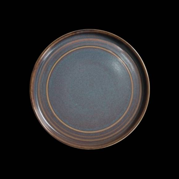 Тарелка мелкая с бортами 180 мм Corone Terra сине-коричневый 10984