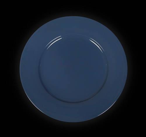 В. Тарелка мелкая 230мм Corone Colore синий LQ-SK0046-P014  фк052/4