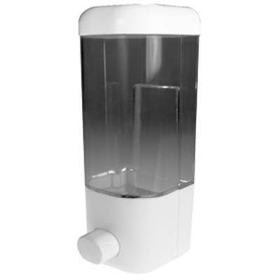Дозатор для жидкого мыла 550мл пластик белый Пластхозторг ДЦ-25   22423