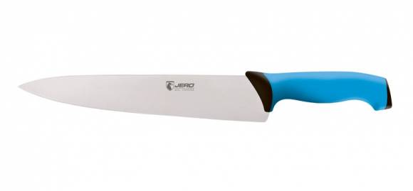 Нож кухонный Шеф TR 25 см Jero синяя рукоять 5910TRB
