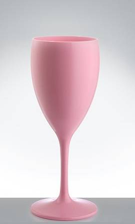 Бокал для вина 340мл Vino РС Nipco 207мм розовый 190601 /24/
