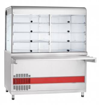 Прилавок-витрина холодильный Абат Аста ПВВ(Н)-70КМ-С-01-ОК