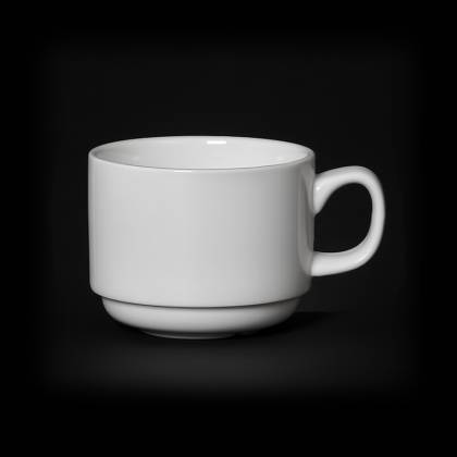 Чашка чайная 220мл 80х63мм Corone Carre LQ-QK15006C фк092