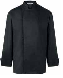 Куртка шеф-повара р-р S (44-46) Greiff черная на кнопках. рукав длинный 5580.8000.010