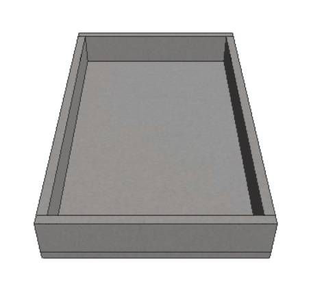 Диспенсер для гастроемкости серия RD1 материал ЛДСП GN1/1-1 (цемент темный)