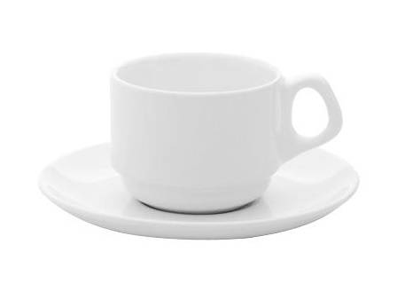 Кофейная пара (чашка 75мл и блюдце 12см) Oxford M07A/E06W-9001