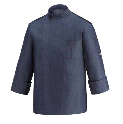 Куртка шеф-повара мужская р-р ХХXL Ego Chef синяя на кнопках. рукав длинный 2064070F