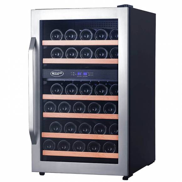 Винный шкаф компрессорный Cold Vine C34-KSF2 2 температурные зоны