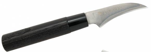 Нож для чистки овощей и фруктов Tojiro ZEN Black 70мм сталь VG-10 3 слоя, рукоять дерево FD-1560
