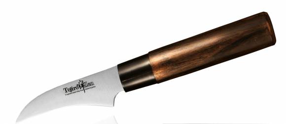 Нож для чистки овощей и фруктов Tojiro ZEN 70мм сталь VG-10 3 слоя, рукоять дерево FD-560