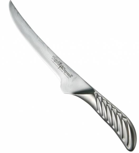 Нож обвалочный Tojiro Supreme 160мм сталь VG-10, Sus420J2 37 слоев, рукоять сталь #9000 FD-923
