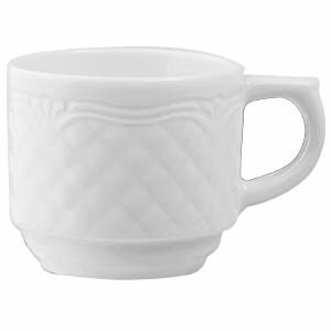Чашка кофейная 100мл Афродита Lubiana фарфор D=6, H=5, L=8см 2670-white 03130245