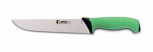 Нож кухонный разделочный TR 20 см Jero зеленая рукоять (широкий) 3800TRG