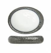Блюдо овальное 240х210х55мм Seа Pearl Cosy&Trendy гранит/белый 9632359 Блюдо овальное 240х210х55мм Seа Pearl Cosy&Trendy гранит/белый 9632359