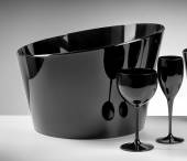 Ведро для шампанского Nipco Backet Shamp L Acrylic черное 191080 /4/ Ведро для шампанского Nipco Backet Shamp L Acrylic черное 191080 /4/