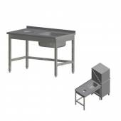 Стол для грязной посуды Kayman для п/м Tatra СПМ-123/1207 левый Стол для грязной посуды Kayman для п/м Tatra СПМ-123/1207 левый