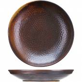 Тарелка глубокая «Мак» D=255, H=45мм фарфор медный 03013395 ZA0126-10-d /1/18/
