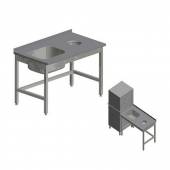 Стол для грязной посуды Kayman для п/м Tatra СПМ-123/1207 правый Стол для грязной посуды Kayman для п/м Tatra СПМ-123/1207 правый