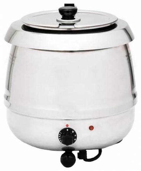 Мармит супница 10л MVQ STANDART  электрический серебристый