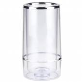 Емкость для охлаждения бутылок пластик 1,5л D=115/96,H=230мм прозр. Проотель JW-501