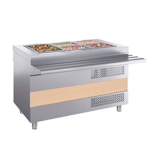 Стол охлаждаемый ОС-1200-02-О Atesy (Ривьера) (1200мм) с направляющими Стол охлаждаемый ОС-1200-02-О Atesy (Ривьера) (1200мм) с направляющими