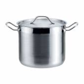 Кастрюля EcoLine с крышкой 16 л, d 30 см, h 23 см, сталь 18/0, P.L. Proff Cuisine Кастрюля EcoLine с крышкой 16 л, d 30 см, h 23 см, сталь 18/0, P.L. Proff Cuisine