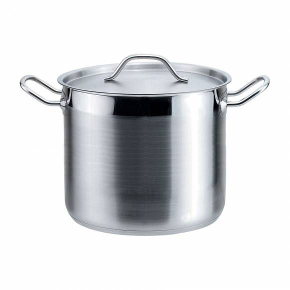 Кастрюля EcoLine с крышкой 16 л, d 30 см, h 23 см, сталь 18/0, P.L. Proff Cuisine
