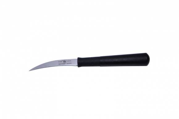 Нож для чистки овощей 60/160 мм. изогнутый. черный TALHO Icel 24100.6605000.060