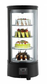 Витрина верт. холодильная настольная  кондитерская 4-ярусн. 72л Koreco RTC72 9035 Витрина верт. холодильная настольная  кондитерская 4-ярусн. 72л Koreco RTC72 9035