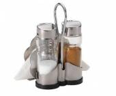 Набор для специй Star industrial 2 предмета+салфетница ажурная нерж. 432 Набор для специй Star industrial 2 предмета+салфетница ажурная нерж. 432