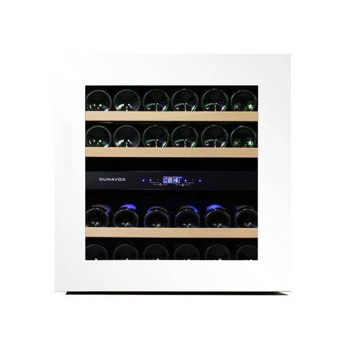 В Винный шкаф компрессорный встраиваемый DUNAVOX DAB-25.62DW.TO 2 температурные зоны