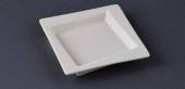 Тарелочка квадратная 111х111мм с асиметричными полями фарфор Miniature Ariane белый AMNARN000101003