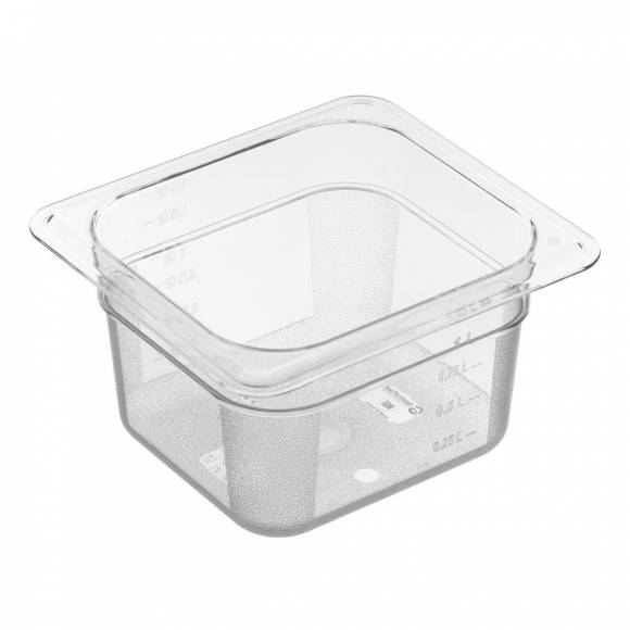 Гастроемкость GN1/6-100 1,4 л. поликарб. прозрачная GP 79659 Гастроемкость GN1/6-100 1,4 л. поликарб. прозрачная GP 79659
