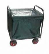 Тележка для белья ТБ14.1 ОЛДАК платформенная, усиленные колеса, мешок 240л, г/п 80кг