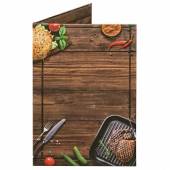 Папка для счетов «Бургер» из кашированного картона Папка для счетов «Бургер» из кашированного картона