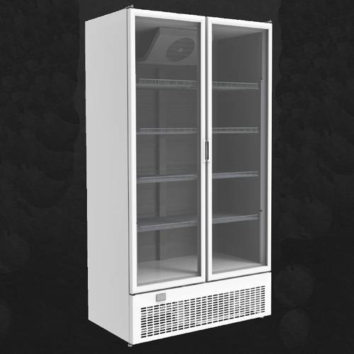 Шкаф холодильный UBC Fresh Stream RT 1100 белый фасад стеклянная дверь