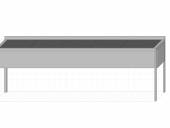 ВМ5 Ванна моечная сварная 5-и секционная 2000*700*850 гл.350 с бортом