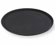 Поднос круглый 40см прорезиненный черный MGSteel 1600CTBl. 45819