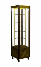 Шкаф холодильный кондитерский D4 VM 400-2 (R400Cвр Люкс коричнево-золотой, 1/2) Шкаф холодильный кондитерский D4 VM 400-2 (R400Cвр Люкс коричнево-золотой, 1/2)