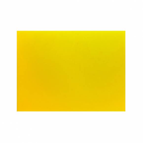 Доска разделочная 400х300х12мм желтая полипропилен Luxstahl кт228
