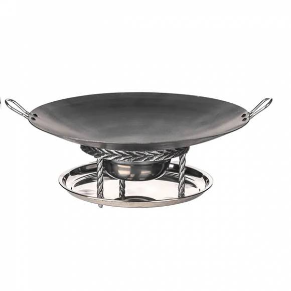 Набор для подачи Саджа без крышки 2 предмета сталь нерж.,тефлон D=43,H=23см серебрист CHS0043silver