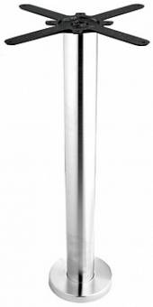 Подстолье из полированной нерж. стали 1268EM с креплением к полу