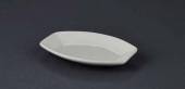 Тарелочка овальная 103х74х15мм фарфор Miniature Ariane белый AMNARN000101012