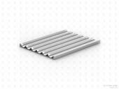 Противень 600х400 WLBake алюминиевый багетный, перфорированный (5 волн 600мм) 016541 Противень 600х400 WLBake алюминиевый багетный, перфорированный (5 волн 600мм) 016541