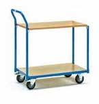 Тележка для склада ТС5 ОЛДАК 2 полки МДФ