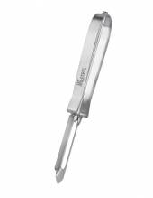 Овощечистка 6/15 см. с плавающим лезвием, нерж с хром ручкой MGsteel 72597 Овощечистка 6/15 см. с плавающим лезвием, нерж с хром ручкой MGsteel 72597