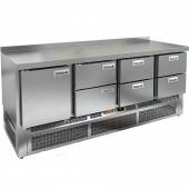 Стол холодильный Hicold GNE 1222/TN 1 дверь 6 ящиков (агрегат внизу) Стол холодильный Hicold GNE 1222/TN 1 дверь 6 ящиков (агрегат внизу)